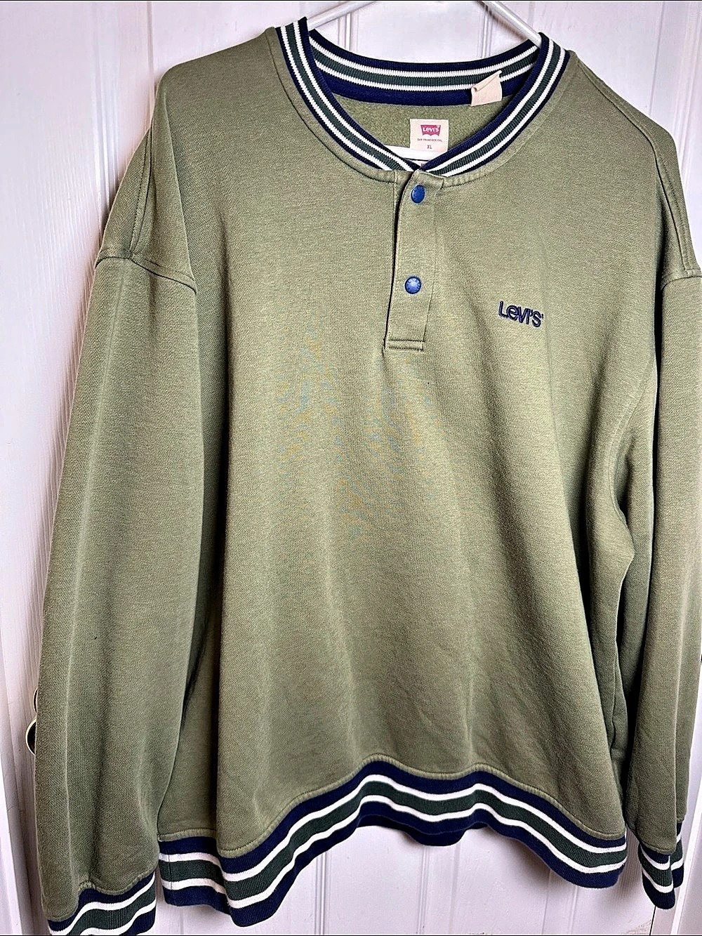 Levi's Men's Striped Pullover Size XL
